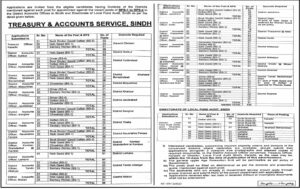 Jobs Positions At Treasury And Accounts Service Sindh