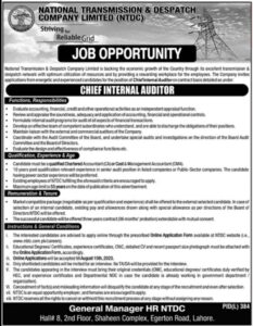 National Transmission & Despatch Company Limited Jobs 2023
